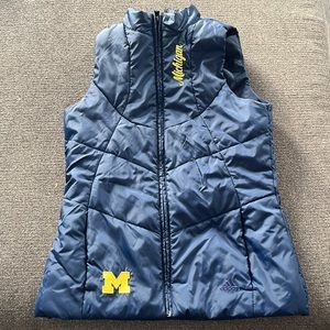 University of Michigan adidas vest